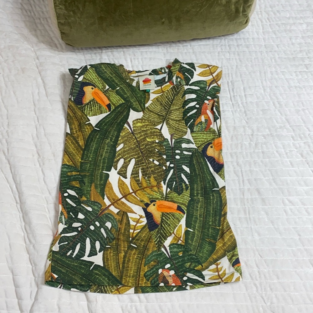 Farm Rio Paradise Forrest Toucan Top XS - Picture 2 of 4
